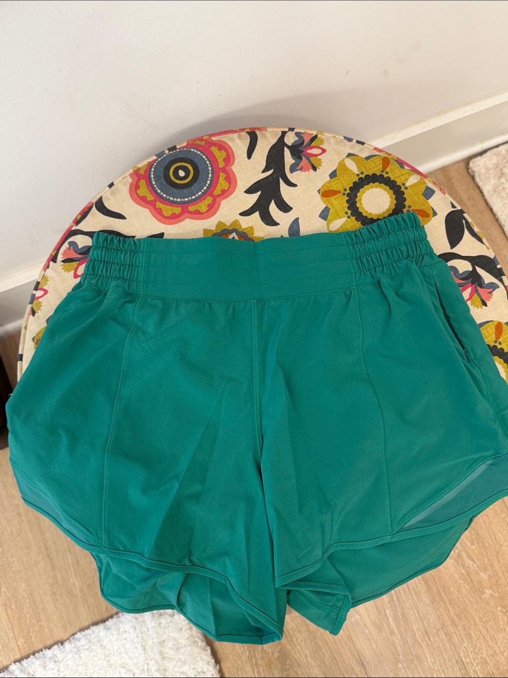 lululemon athletica Teal Green Running Shorts